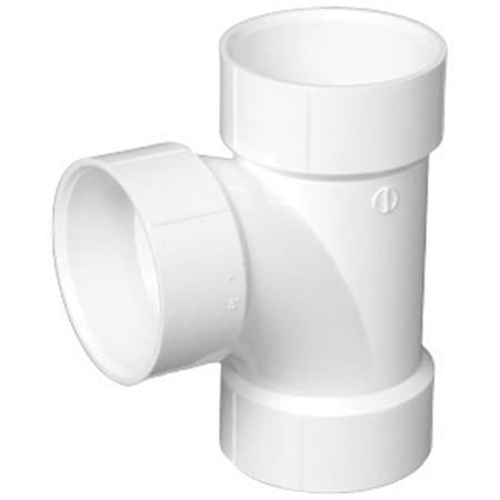 Charlotte Pipe And Foundry Charlotte Pipe Schedule 40 1-1/4 in. Hub X 1-1/4 in. D Hub PVC Sanitary Tee 1 pk PVC004000600